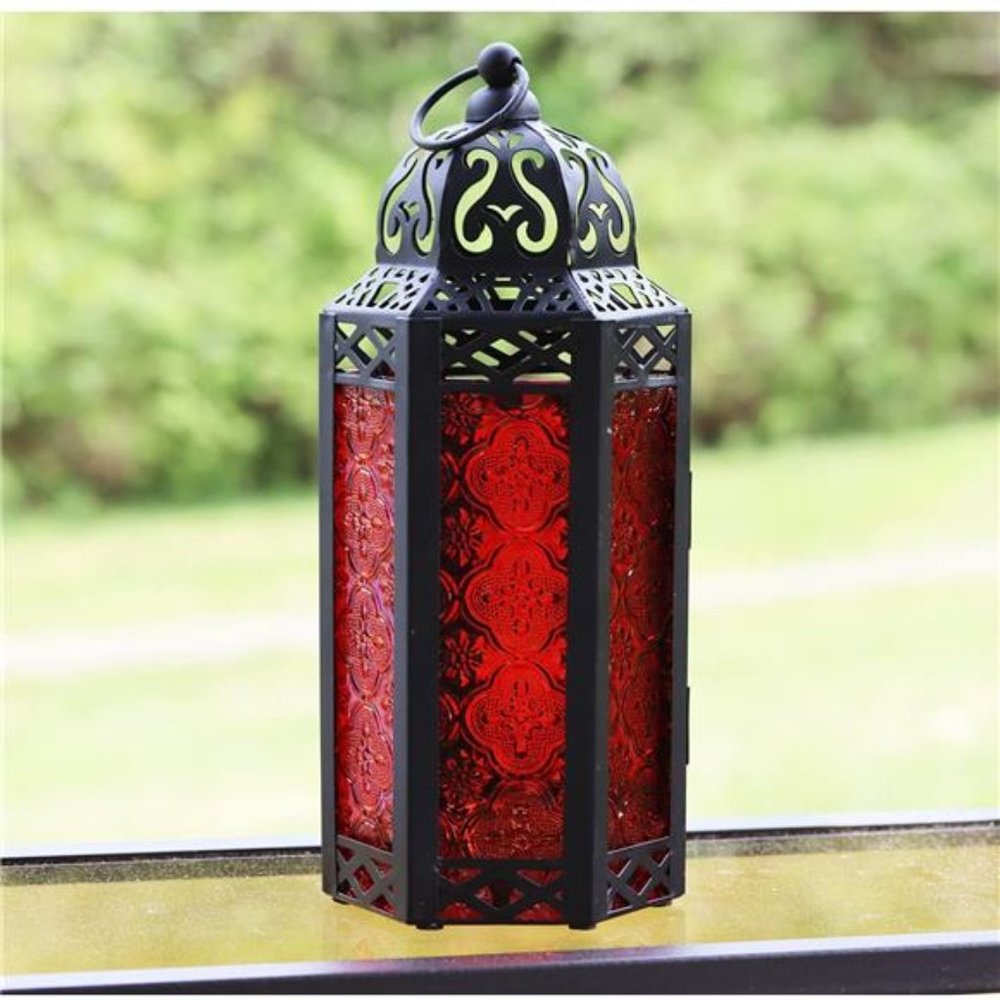 Hanging Hexagon Moroccan Candle Lantern Holders